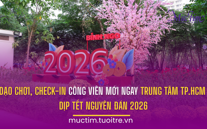 Công viên mới tại trung tâm TP.HCM dịp Tết 2026