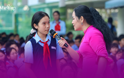 Học sinh Trường THCS Nguyễn Văn Tố học cách gọi tên cảm xúc