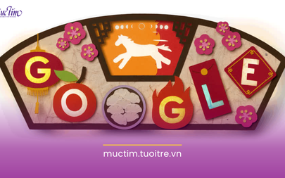 Google ra mắt doodle đón năm mới - Tết Bính Ngọ 2026