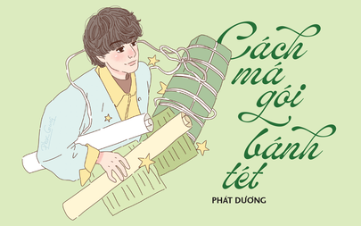 Truyện ngắn Mực Tím: Cách má gói bánh tét