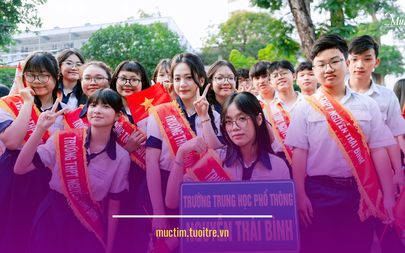 Nhìn lại phần diễu hành của 12 đơn vị tại Ngày hội Tự tin vào lớp 10 ở Trường THPT Hoàng Hoa Thám