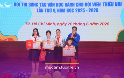 44 tác giả nhí được vinh danh tại Hội thi Sáng tác văn học lần thứ 9