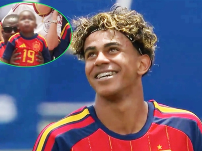 Em trai 3 tuổi Yamal thè lưỡi ‘chiếm sóng’ ở World Cup 2026