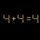 Thử tài IQ: Di chuyển một que diêm để 4+4=4 thành phép tính đúng