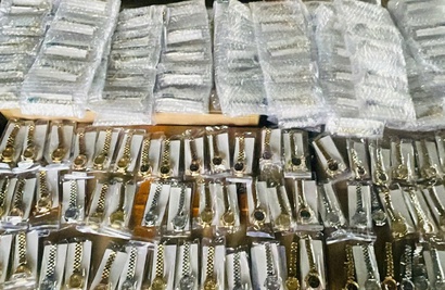 Vietnam customs seize 450 fake Rolex watches smuggled from China