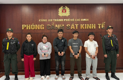 Police bust ring allegedly making fake Nike, Adidas, Crocs, Gucci slippers in Ho Chi Minh City