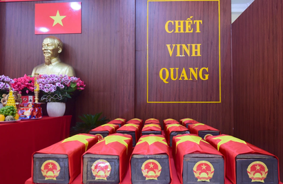 More martyrs' remains recovered at Ho Chi Minh City's Le Thi Rieng Park