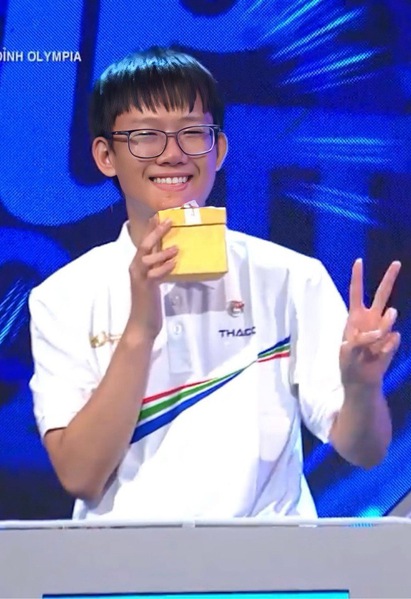 Nam sinh Quảng Trị lập kỷ lục điểm số tại Đường lên đỉnh Olympia