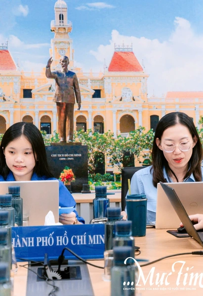 Thiếu nhi TP.HCM hào hứng tham gia phỏng vấn trực tuyến tìm kiếm đại biểu Hội đồng Trẻ em TP.HCM