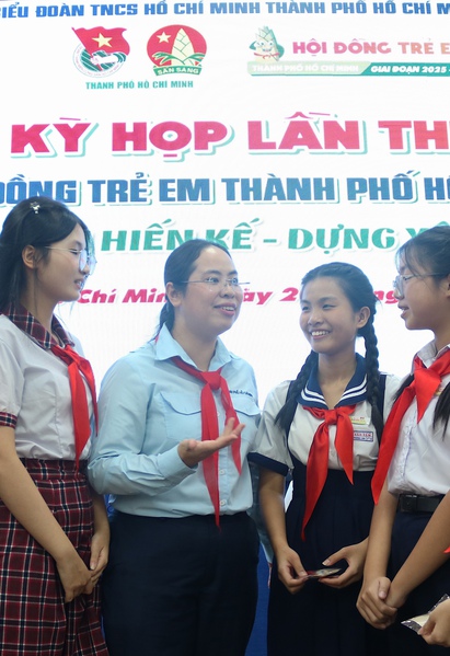 Đại biểu Hội đồng Trẻ em TP.HCM hiến kế xây dựng Thành phố xanh
