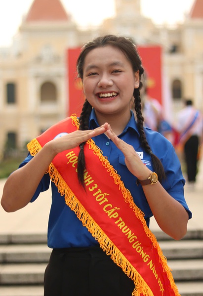 Nhiệt huyết tuổi trẻ của nữ sinh trưởng thành từ hoạt động Đoàn, Đội