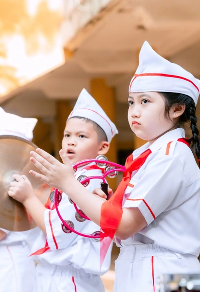 Bùng nổ cảm xúc tại Hội thi nghi thức Đội cụm 4 năm học 2025 - 2026