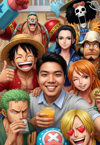 4 bước tạo ảnh selfie cùng One Piece bằng AI đang gây sốt
