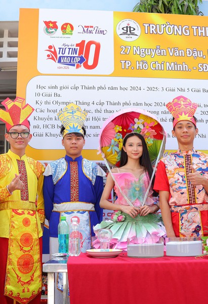 4 học sinh Trường THPT Phan Đăng Lưu chiếm spotlight tại Ngày hội Tự tin vào lớp 10 là ai?