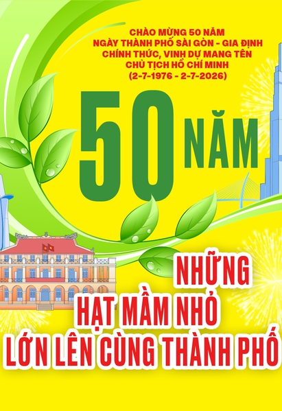 50 năm những hạt mầm nhỏ lớn lên cùng thành phố