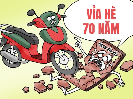 Cụ vỉa hè 70 năm tuổi 'ra đi' sớm vì xe máy, ô tô