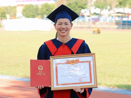 Ánh Viên tốt nghiệp thạc sĩ