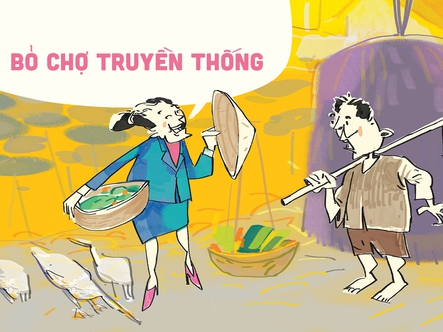 Thời trang hậu chợ truyền thống
