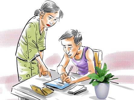 Các bà vợ 'lách luật' để quản lý thu nhập của chồng