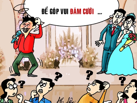 Tá hỏa với 'ca sĩ' đám cưới, không lẽ lại đuổi xuống?