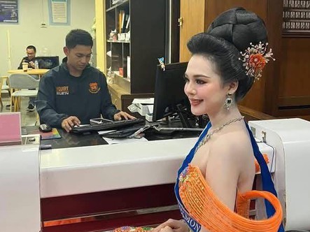 Có một hoa hậu vừa phải đến... đồn cảnh sát vì lý do này!