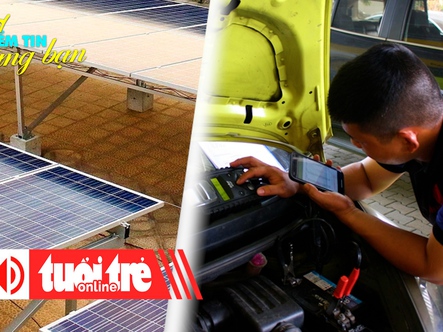 Điểm tin 8h: Ngày hội bảo dưỡng ô tô 0 đồng; Việt Nam có dự án điện mặt trời lắp ở ban công