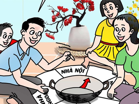 Mâu thuẫn quen thuộc: Về quê nội hay quê ngoại ăn Tết