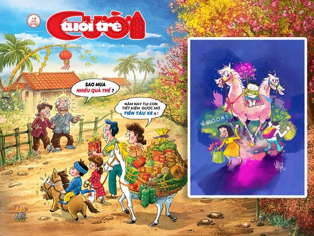 Tuổi Trẻ Cười số Tất niên: Tết con ngựa, khỏi lo tiền tàu xe