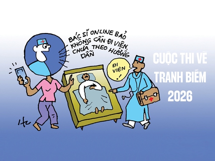 Cuộc thi vẽ tranh biếm họa 2026: Ai cũng có thể tham gia