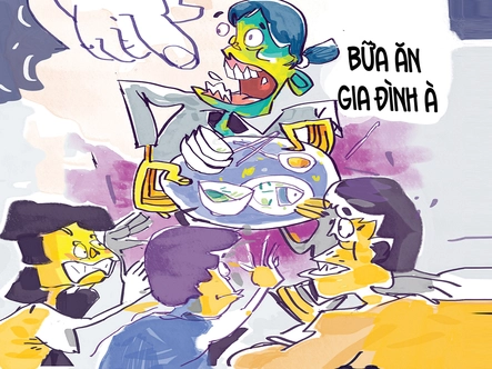 Tui 'đấm' 10 bữa ăn gia đình như này rồi đấy!