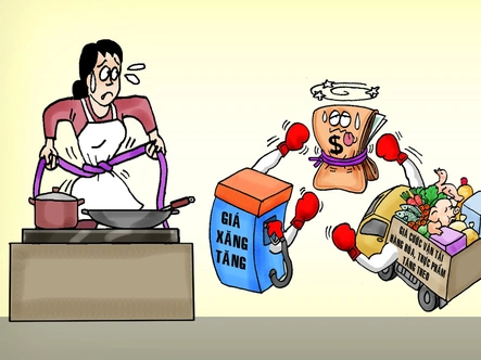 Giá xăng dầu tăng, bà nội trợ 'méo mặt' nhất