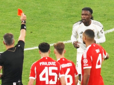 Thẻ đỏ của Camavinga gây tranh cãi nảy lửa ở Champions League