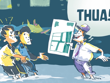 Cò nhà đất chào thua yêu cầu khách hàng