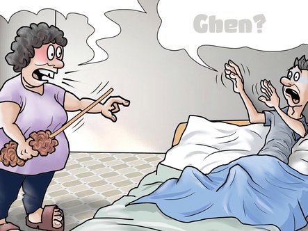 Bà vợ nổi cơn ghen với xăng E10
