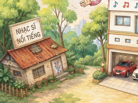 Nghịch lý nhạc sĩ nghèo, ca sĩ giàu