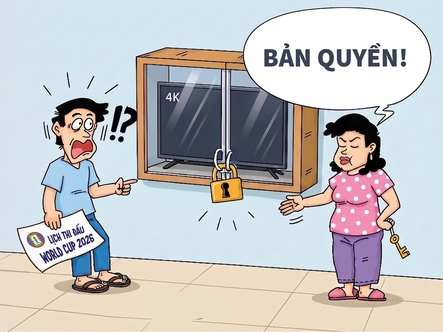 VTV đã có bản quyền World Cup còn ông chồng này thì chưa