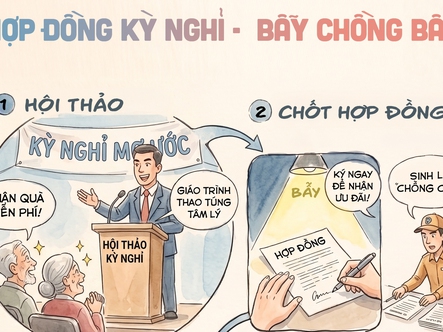 Bẫy chồng bẫy vụ 'hợp đồng kỳ nghỉ' là như thế nào?