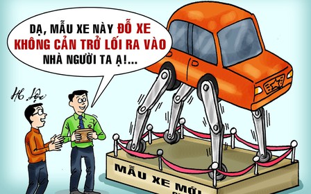 Đỗ ô tô trước cửa nhà: Tranh luận bất phân thắng bại
