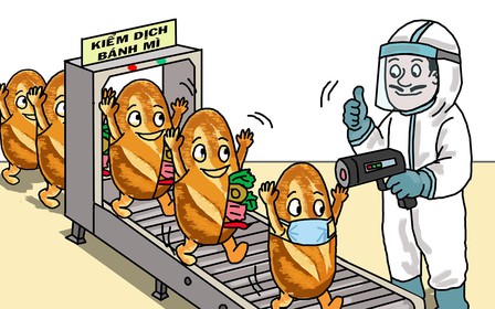 Bánh mì thịt, món ăn ngon, bổ, rẻ và... hồi hộp
