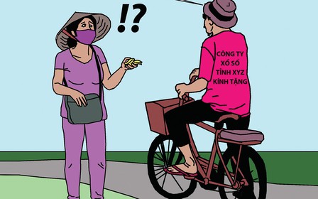 Chuyện tờ vé số: Kinh nghiệm ở xa, nhọc nhằn ở gần