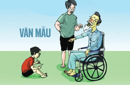 Văn mẫu: Bố em bắt buộc phải có tóc