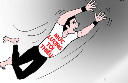 Lương tối thiểu làm xiếc với mức sống tối thiểu