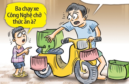 Xe máy xăng về quê, nuôi cá và trồng thêm rau