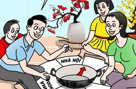 Mâu thuẫn quen thuộc: Về quê nội hay quê ngoại ăn Tết