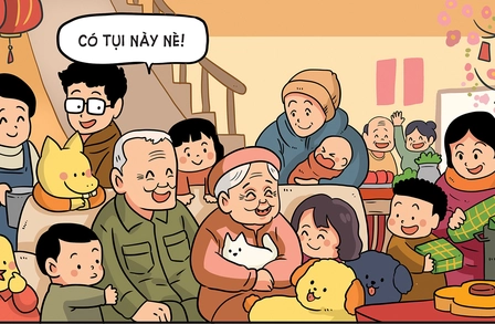 Mùng 1 Tết nghe ông bà kể chuyện tình yêu