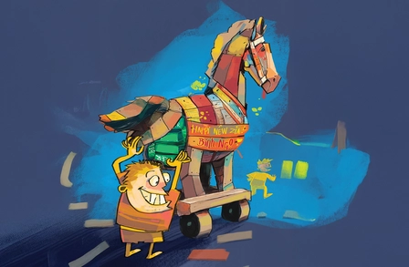 Linh vật ngựa thành Troy, vừa đẹp vừa độc