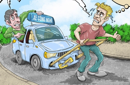 Tài xế taxi 'lấy công làm lãi' trong thời buổi thế giới đầy biến động