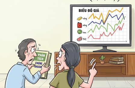 Chứng thủ giúp vợ 'bắt đáy' tiền chợ