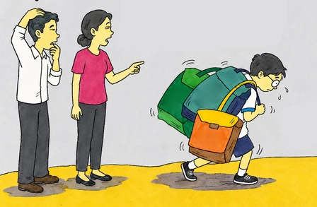 Ba mẹ lo 'mùa thu', còn con tự bơi mùa này đi