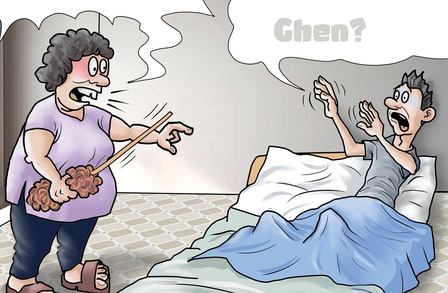 Bà vợ nổi cơn ghen với xăng E10